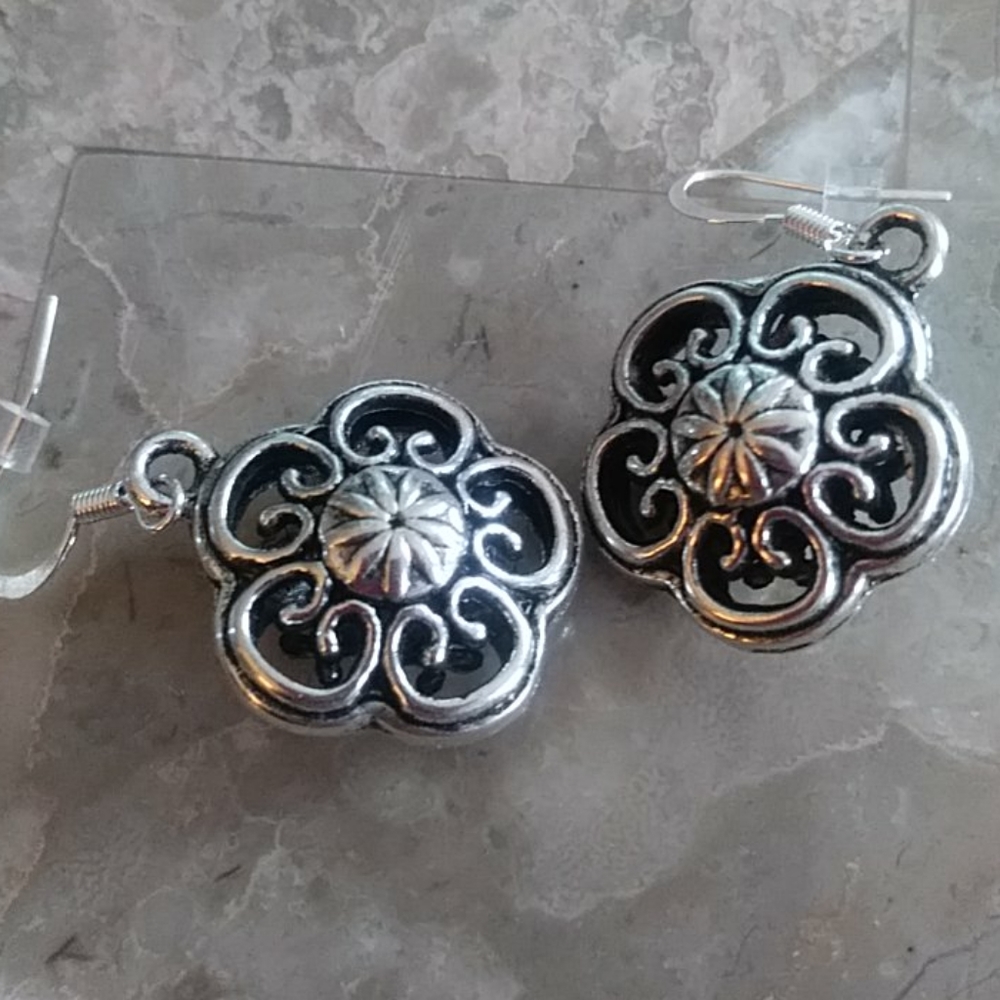 NWOT handmade metal earrings...3 Pairs 16.00...must buy 3 Pairs